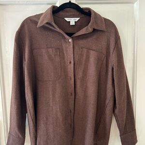 Old Navy Chocolate Button-Up Shirt